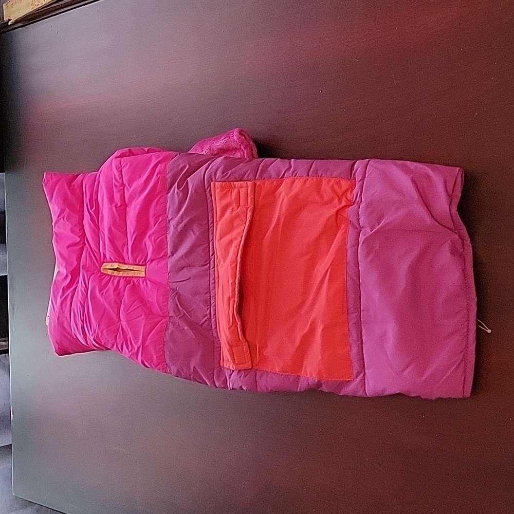 Pink and Orange Dog Vest Size XL